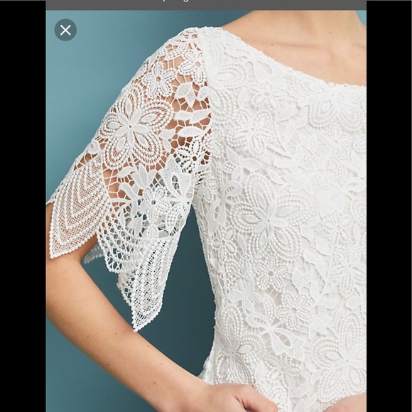 NWT Anthropologie Charleston lace mini dress - Picture 4 of 7